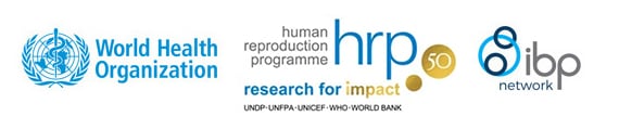 Image of WHO, HRP and IBP logos
