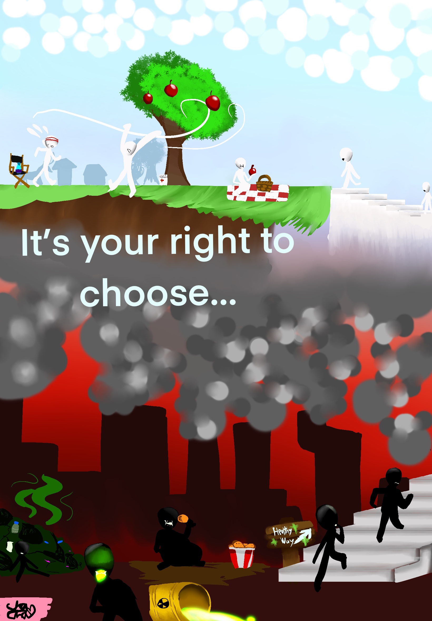 WHD2024 art competition - 1st prize - Indonesia - Alisha Sarasti Prayogo-Cat2-A