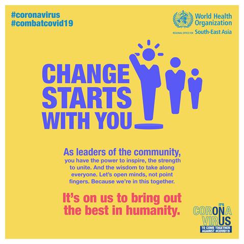 Change Starts with you Stigma community leaders