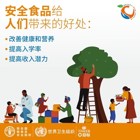 WFSD21_SocialMediaCard_02_Squared ZH 食品安全给人们带来的好处